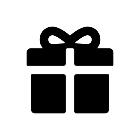 Scatola regalo nera di lusso