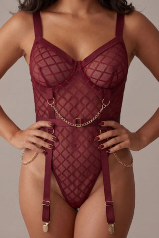 Body da donna - WILD Bordeaux 