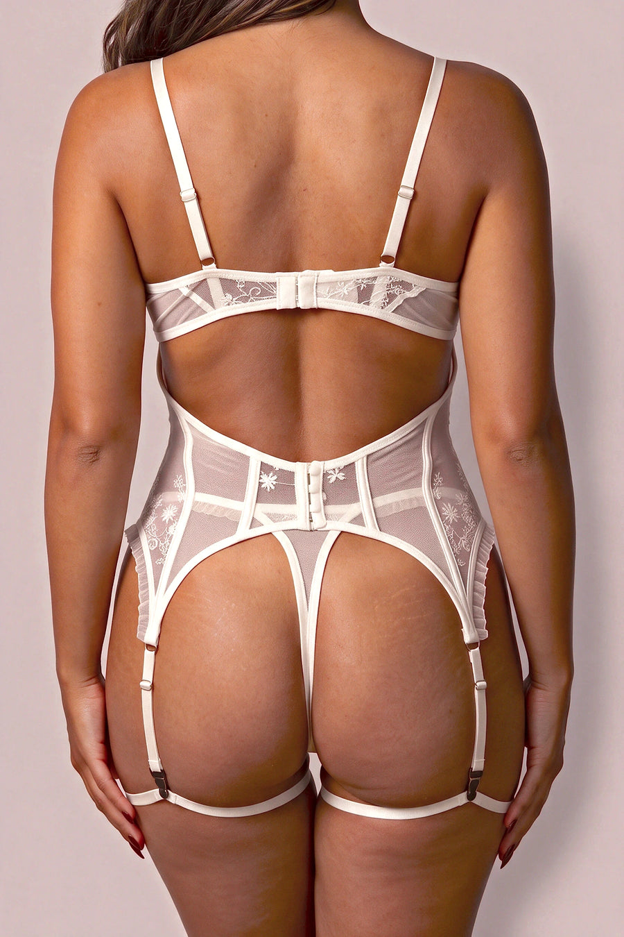 Completo intimo tre pezzi - BRODELYS Bianco