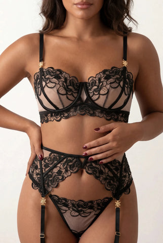 Set di lingerie a quattro pezzi - LEXIE 